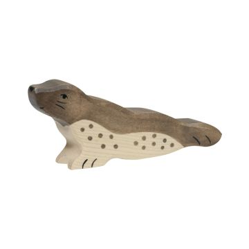 €8,95 Holztiger houten zeehond / rob 14cm seal