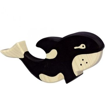 €11,95 Holztiger houten Orka 18cm hout