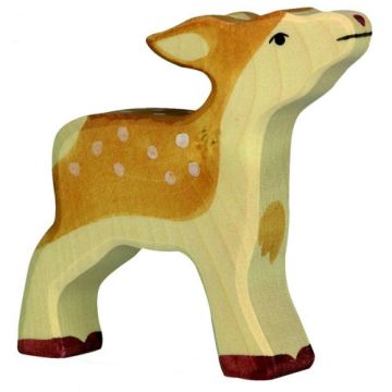 €7.89 Holztiger houten reekalf / hertje 9cm fawn hout