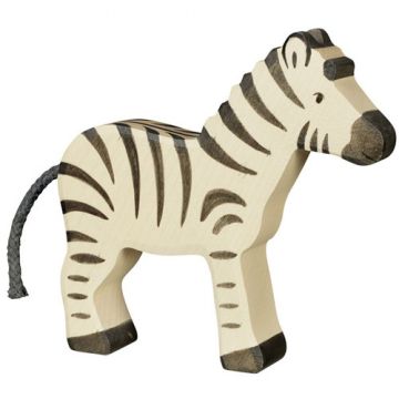 €13,75 Holztiger houten zebra 14cm hout
