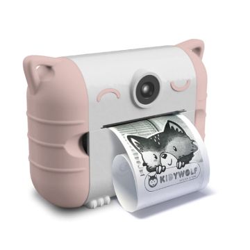 Kidywolf-KIDYPRINT Instant Fototoestel met thermische printer roze
