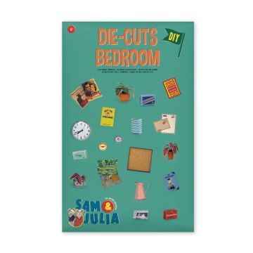 Het Muizenhuis 4x decoratievellen Slaapkamer