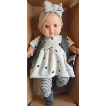 Paola Reina Pop Manus Agatha 36cm hartjes jurk