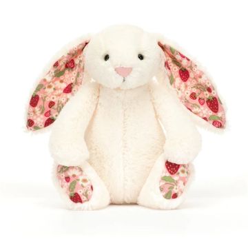 Jellycat knuffel Konijn 18cm (Blossom Cream Bunny 'Berry' Little)