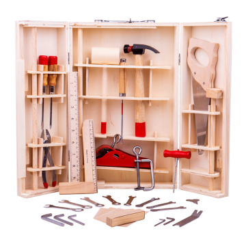 Bigjigs houten gereedschapskist (Junior Tool Box)