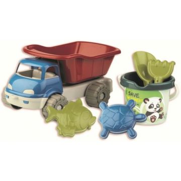 €11,99 Kiepauto met emmerset (gerecycled kunststof)