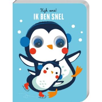 Karton boek: Kijk eens! Ik ben snel (Pinguin) 1+