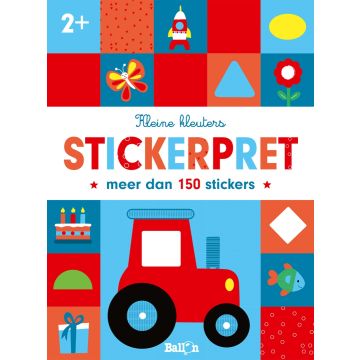 €4,99 Ballon Kleine kleuters stickerpret 2+ 150 stickers stickerboek