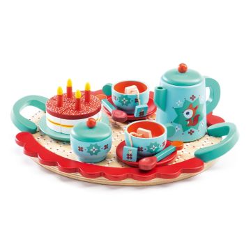 Djeco houten servies Vosje