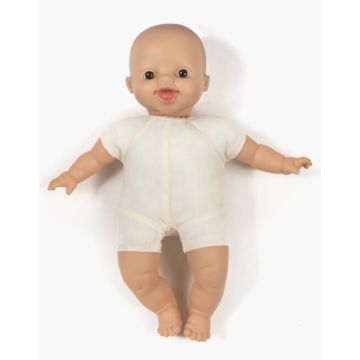  Minikane / Paola Reina Leo Babies pop zacht lijf bruine ogen 28cm