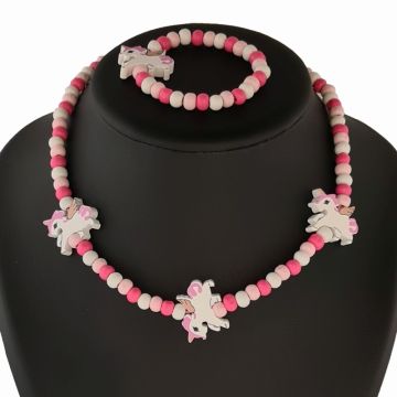 Ketting en armband Eenhoorn/Unicorn