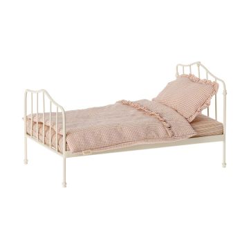 Maileg vintage poppenbed 15cm (Miniature bed, Mini Purple)