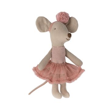 Maileg Muis Ballerina kleine zus 11cm (Ballerina Mouse Little sister)