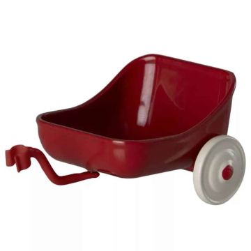 Maileg Aanhanger voor driewieler Rood (Tricycle hanger, Mouse - Red)