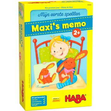 Haba spel: Maxi's Memo 2+