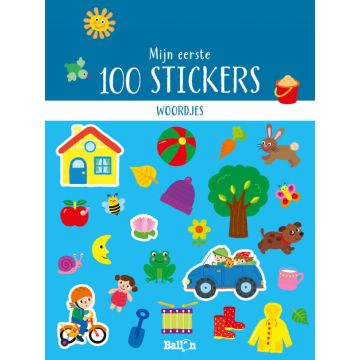 €4.99 Ballon Mijn eerste 100 stickers Woordjes 2+