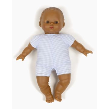 €31.89 Minikane Lucas Vintage Babies donkere pop zacht lijf bruine ogen 28cm