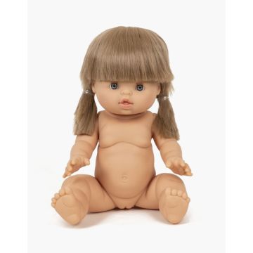 €32.89 Minikane / Paola Reina Yze pop blond haar in staartjes 34cm babypop 