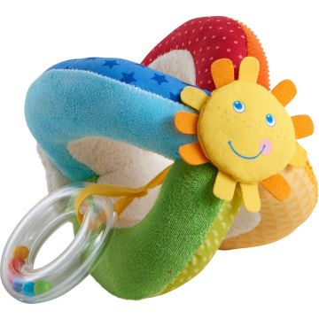 Haba Babybal stof Ontdekkersbal Regenboogwereld