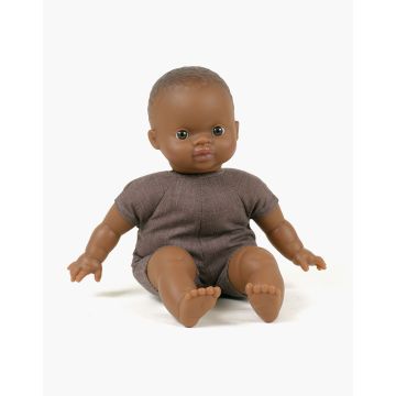 Minikane / Paola Reina Oscar Babies donkere pop zacht lijf 28cm