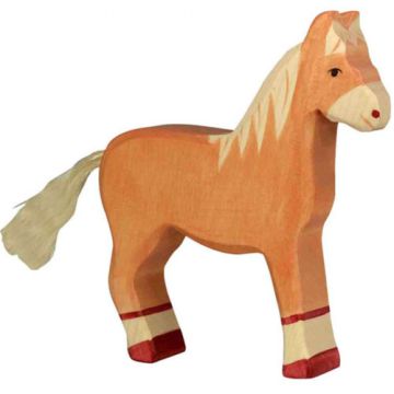 €12,89 Holztiger houten paard 16cm horse hout