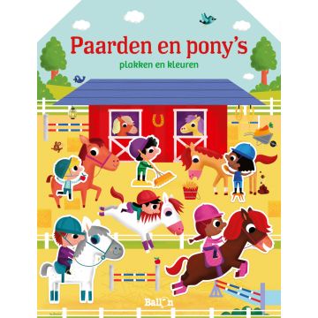€5.20 Ballon Plakken en kleuren Paarden en Pony's 4+