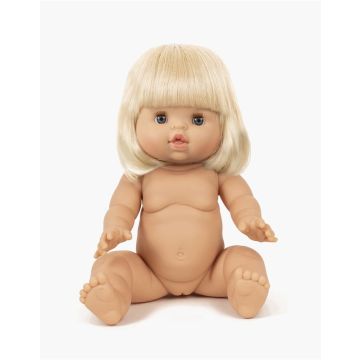 €30,89 Minikane pop Angèle Angela Gordi platina blond haar grijsblauwe ogen 34cm