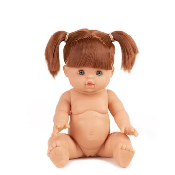  Minikane / Paola Reina pop Gordi Gabrielle blank meisje met rode haren 34cm rood haar groene ogen