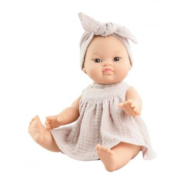 Paola Reina pop Gordi Aziatisch meisje Johana bruine ogen 34cm