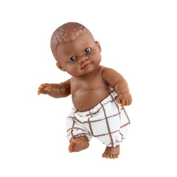 Paola Reina puppegie pop donkere jongen Olmo 21cm