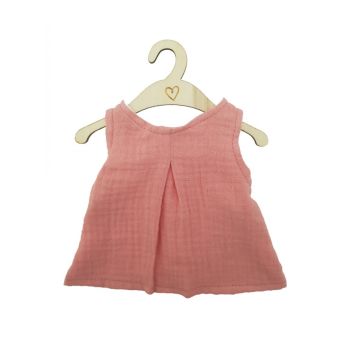 €16,95 Hollie jurk old rose (oud roze) voor Gordi pop van 34 cm poppenkleren poppenkleding poppenjurk