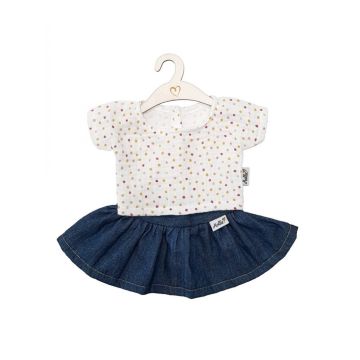 €20,95 Hollie setje shirt met rokje Sweet Dots voor Gordi pop 34cm