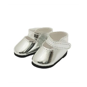  Paola Reina poppenschoenen zilver voor Amigas pop 32cm