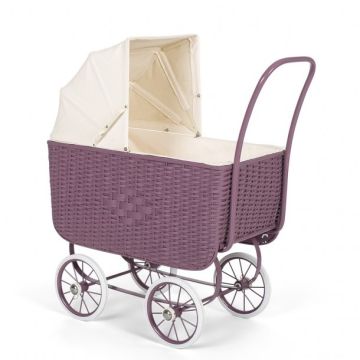 €179,89 ByAstrup retro rotan poppenwagen / poppenbed paars