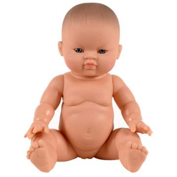 Minikane / Paola Reina pop Gordi Blanca Aziatisch meisje blauw/grijze ogen 34 cm babypop