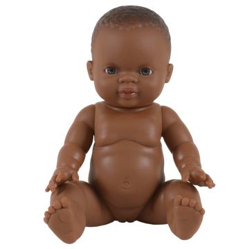 Minikane / Paola Reina pop Gordi Amparo donker meisje blauwe ogen 34cm
