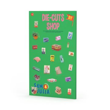 Het Muizenhuis 4x decoratievellen Winkel/Shop