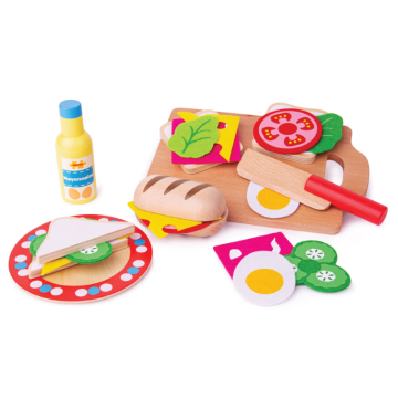 €29.99 Bigjigs Broodjes maken set (Sandwich Making Set)