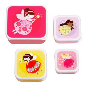€12.89 A little lovely company lunch en snack box set Feetje 4 pak 