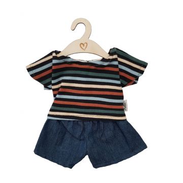 €19,95 Hollie shirt en broek Stripes voor gordi 34cm poppenkleding poppenkleren