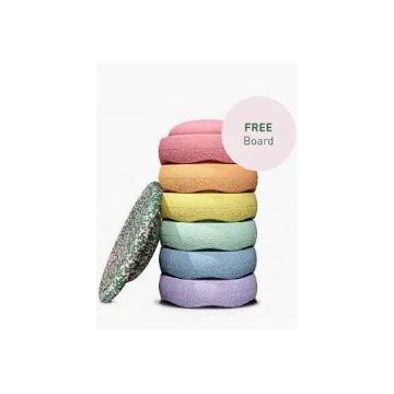 Stapelstein Rainbow Set Special Edition Pastel Blush Pink 6 stapelstenen + Gratis balansbord t.w.v. €39.89 Stapelstein Rainbow Set Special Edition Pastel Blush Pink 6 stapelstenen + Gratis balansbord t.w.v. €39.89