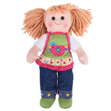 €16.99 Bigjigs stoffen pop Sophia 34cm