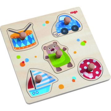 €8,95 Haba houten inlegpuzzel Speelgoed 5 stukjes