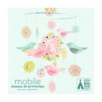 Djeco mobiel bloemen - vogels