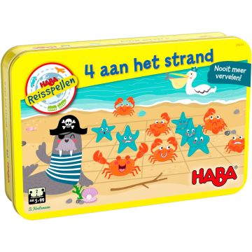 €12.99 Haba spel: 4 aan het strand magnetisch reisspel 5+