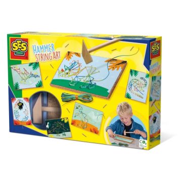 Ses Timmer string art dino's