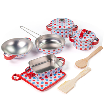 €19,99 Bigjigs tinnen Pannenset (Tin Cookware)