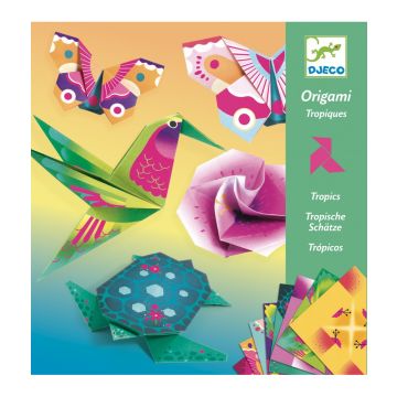Djeco origami tropische dieren