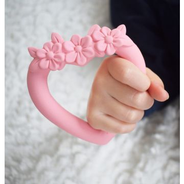 A little lovely company Bijtring Hart baby speelgoed rubber