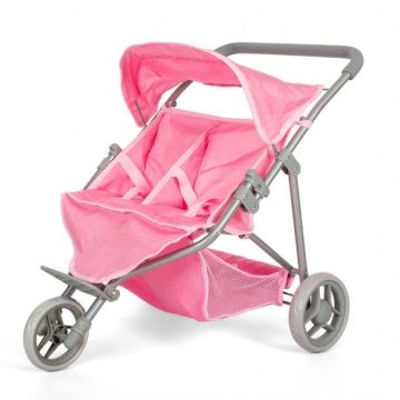 €52,95 Mamamemo Tweeling Poppenbuggy Roze